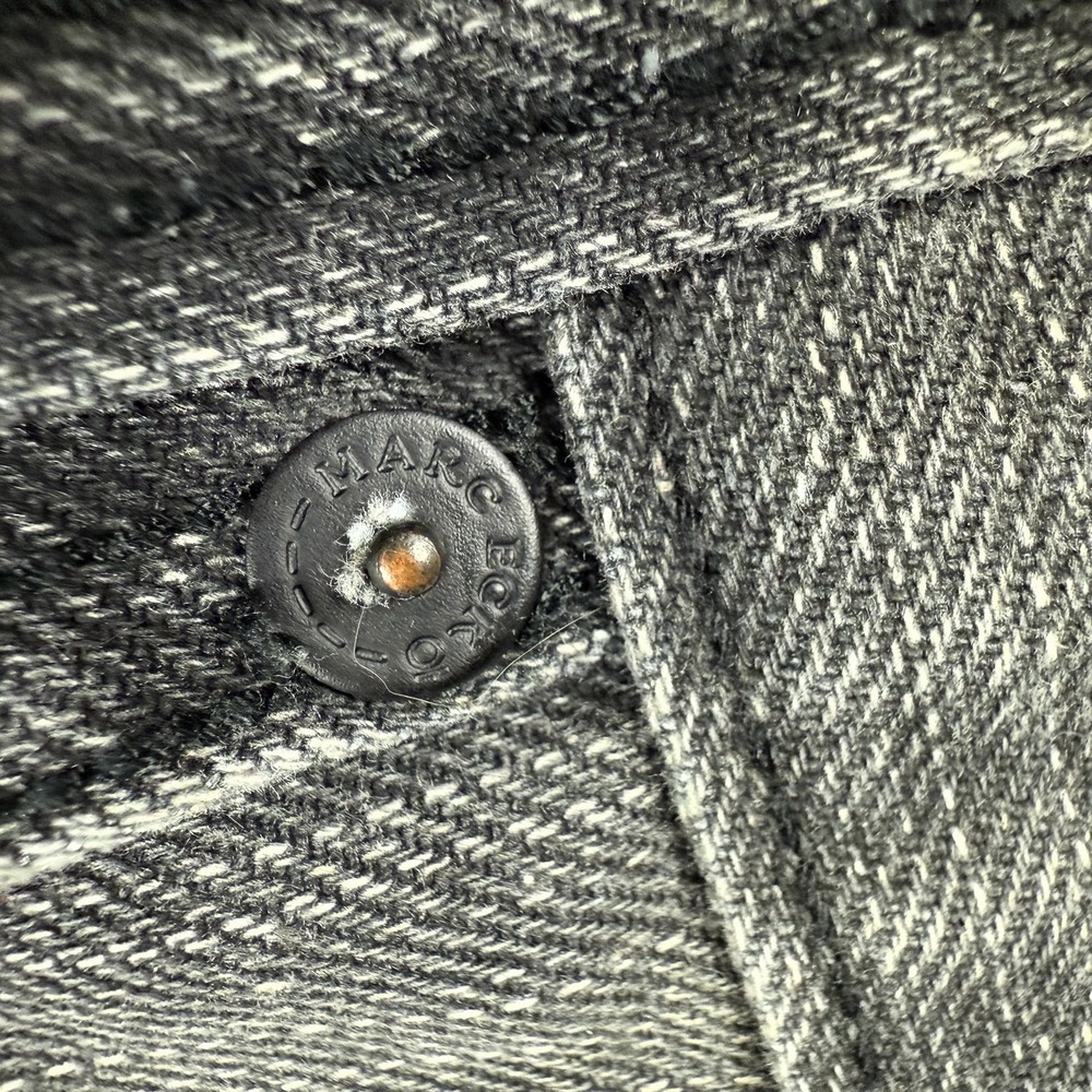 VTG Marc Ecko Jeans Cut and Sew Black Denim Men's 38x30 Straight Grunge Designer - Picture 13 of 16